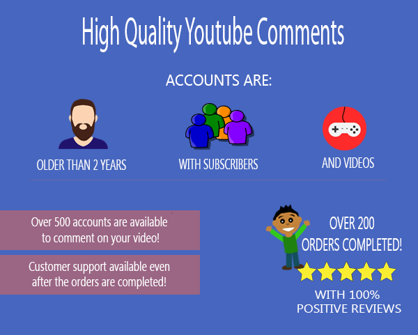 Youtube Video Custom Comments Service Offer Gig